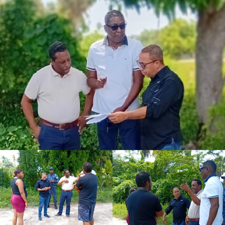 Director del Servicio Regional de Salud Enriquillo supervisa terrenos asignados para nuevo Centro de Primer Nivel en Cabral